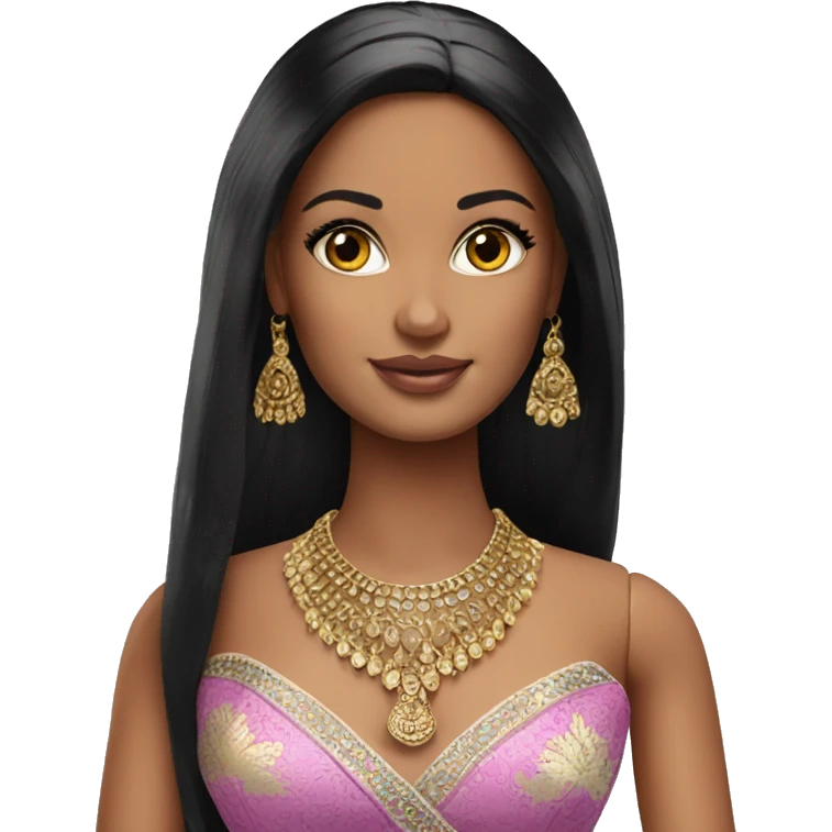 indian barbie doll emoji
