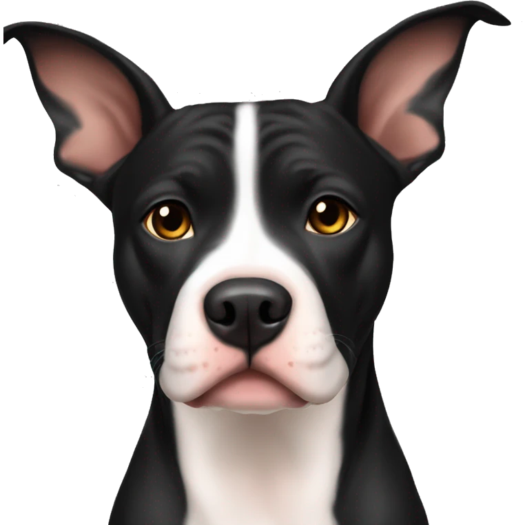 Pitbull lab mix pitbull ears  emoji