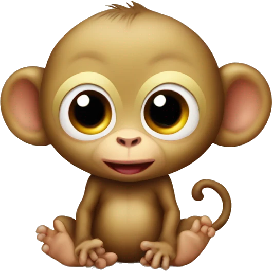 Baby potato monkey emoji