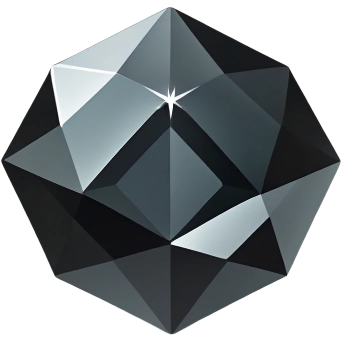Black diamond  emoji