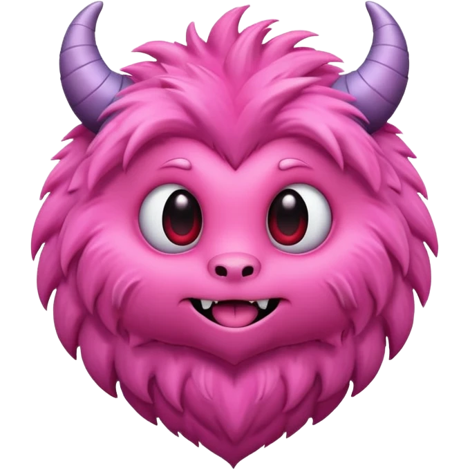 heart shaped monster cute emoji