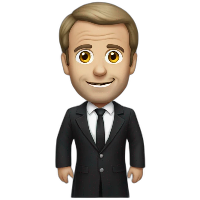Emmanuel macron Halloween emoji