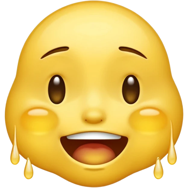 Laugh emoji combine with sad emoji emoji