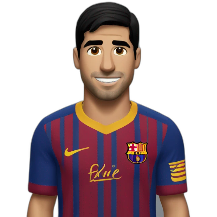 Luis Suarez Barcelona emoji