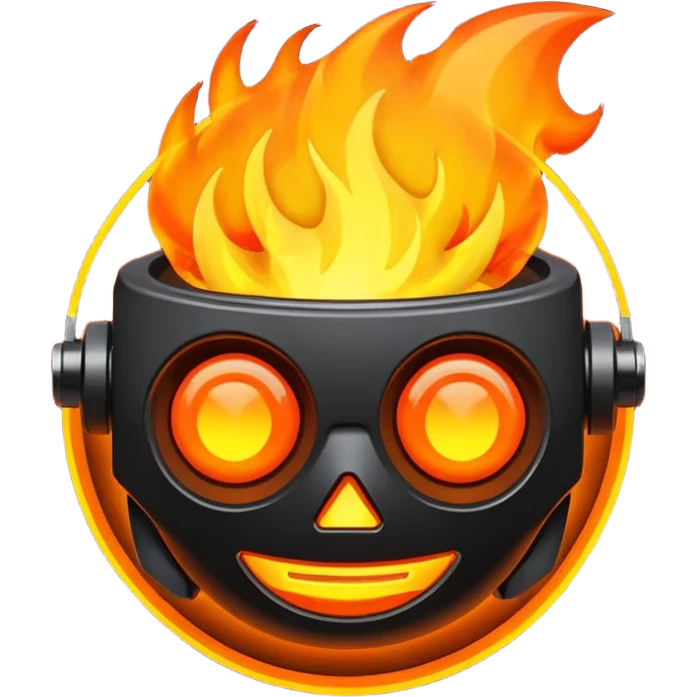 cyberpunk fire emoji
