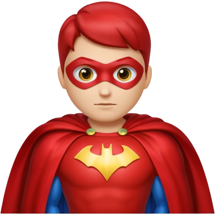 Cape-Wearing Super Fruit emoji