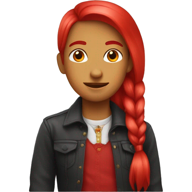 👾 emoji styled red emoji