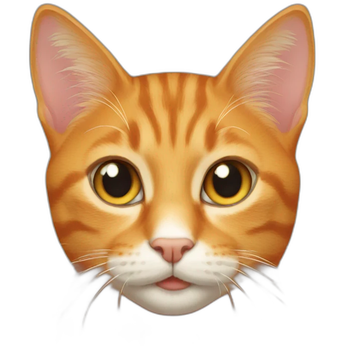 Orange tabby cat emoji
