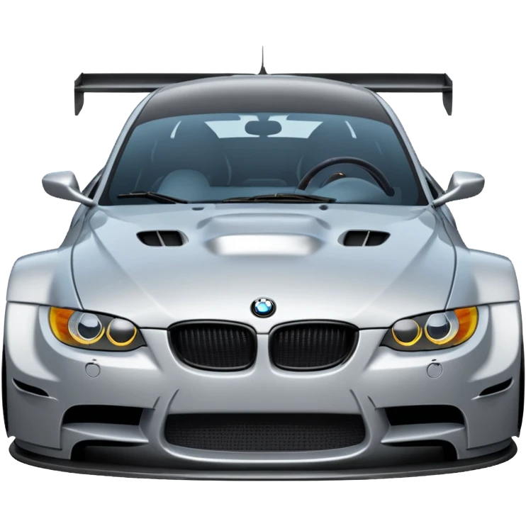 Make BMW M3 GTR 2005 emoji in detailed! emoji