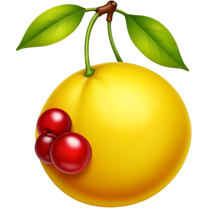 lemon cherry  emoji