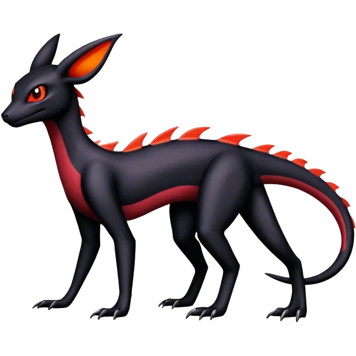 Salazzle-Salandit-Umbreon-Fakémon-hybrid-creature (full body) 4 legs emoji