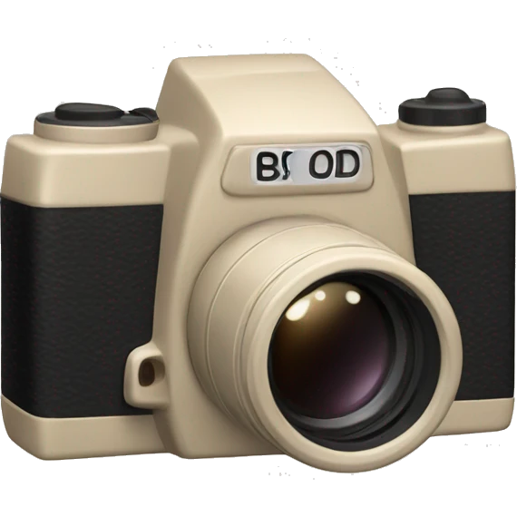beige Palaroid camera emoji