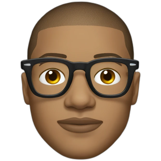 mbappe france glasses emoji
