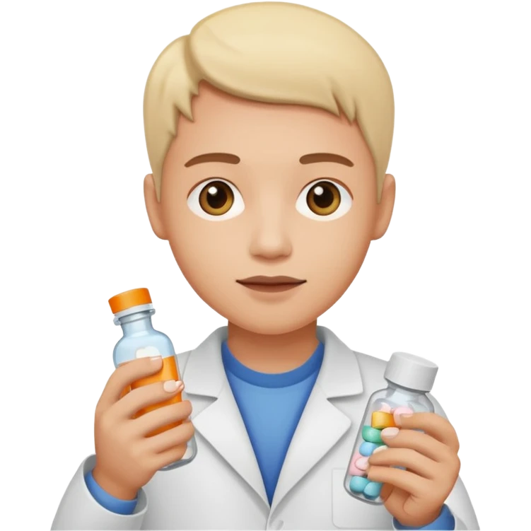 pharmaceut, pills , one person emoji