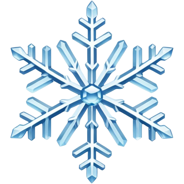 snowflake crystal of ice emoji