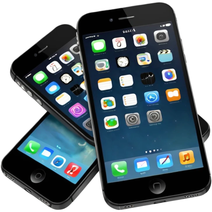 Iphone spento frontale emoji