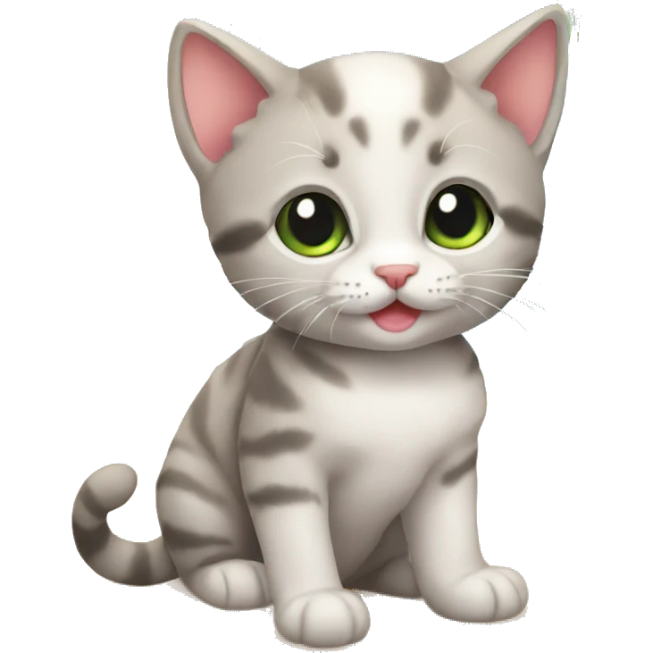 KITTEN ON THE BEACH emoji