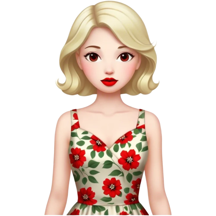 woman dress polish emoji