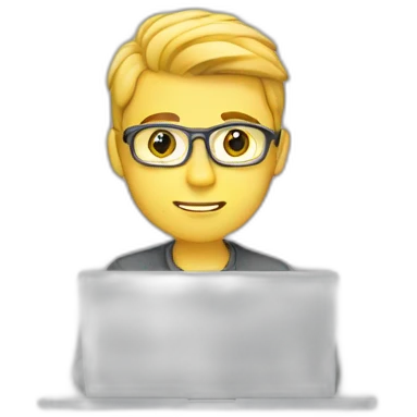 white-guy-coding-on-laptop emoji