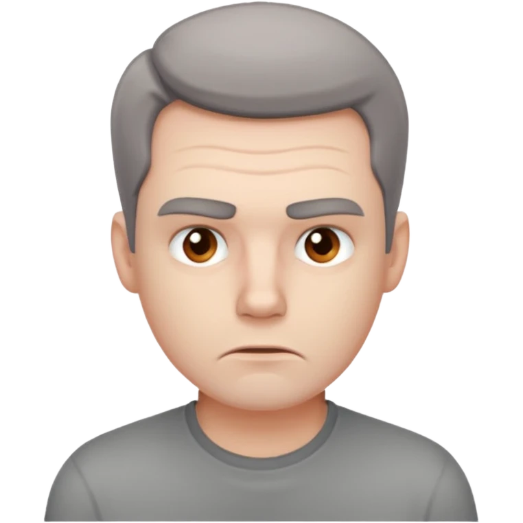 the most boring man in the world ultra realistic emoji