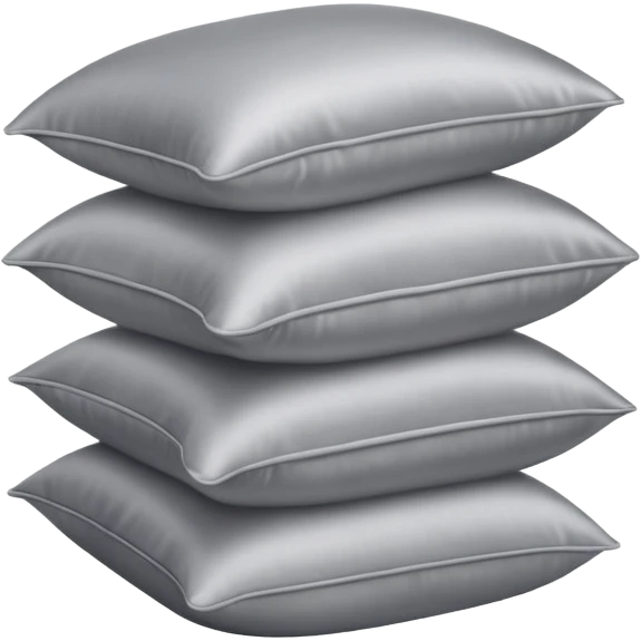 grey silk stack of pillows emoji