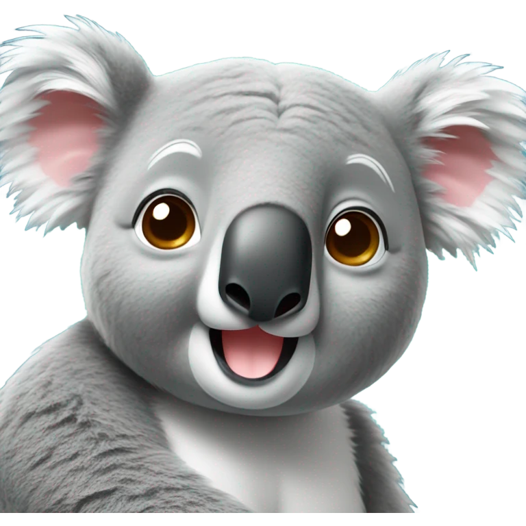 Koala with a moustache emoji