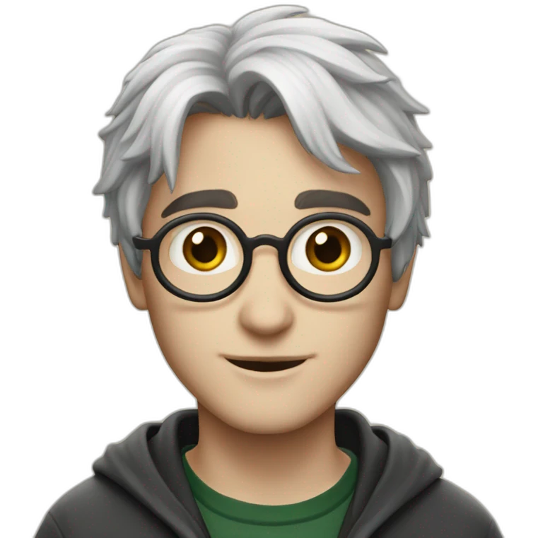 Harry potter portant un lapin emoji