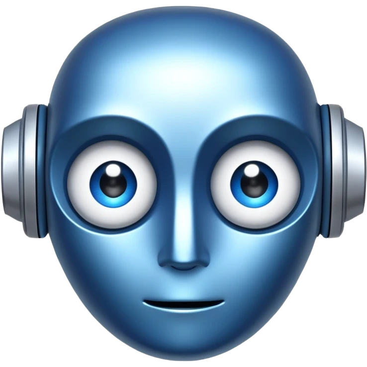 The 👀 with 🙂 bot looks to the screen on left side emoji