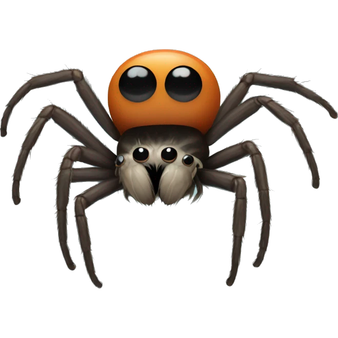 Jumping spider with two muscle arms  emoji
