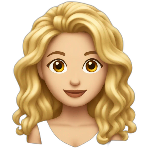 Shakira como el logo de starbucks emoji
