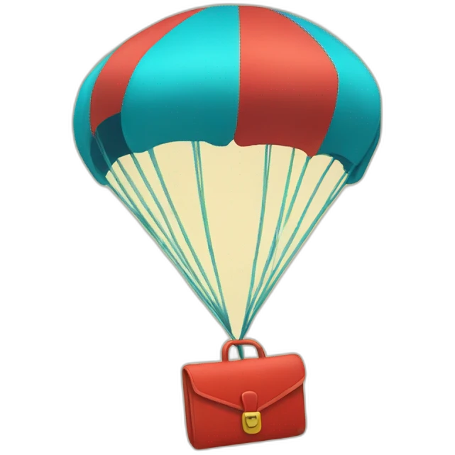 parachute and token emoji