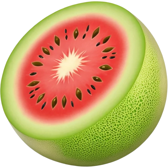 A melon emoji