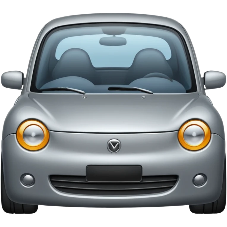 only gray car side door emoji