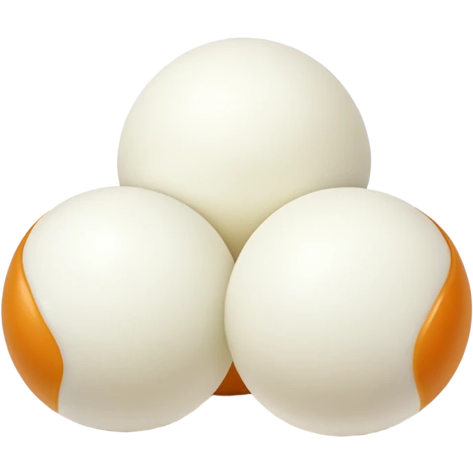 small mozzarella balls clustered, smooth round, soft white, slightly glossy, uniform tender, fresh milky look, no extras, soft lighting, emoji scale emoji
