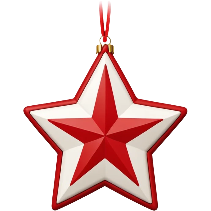 scandi style christmas ornament  emoji