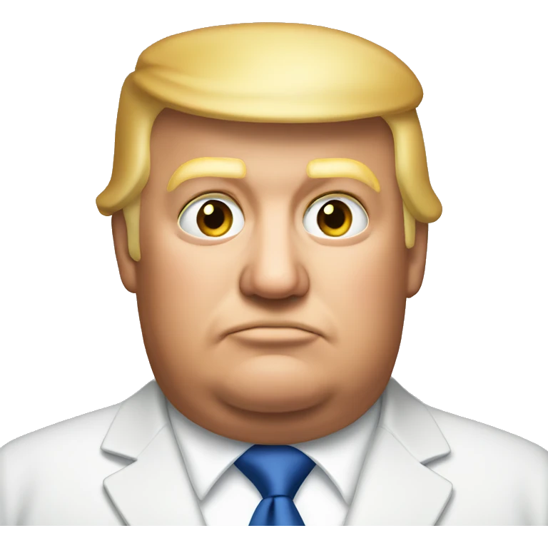 obese donald trump emoji