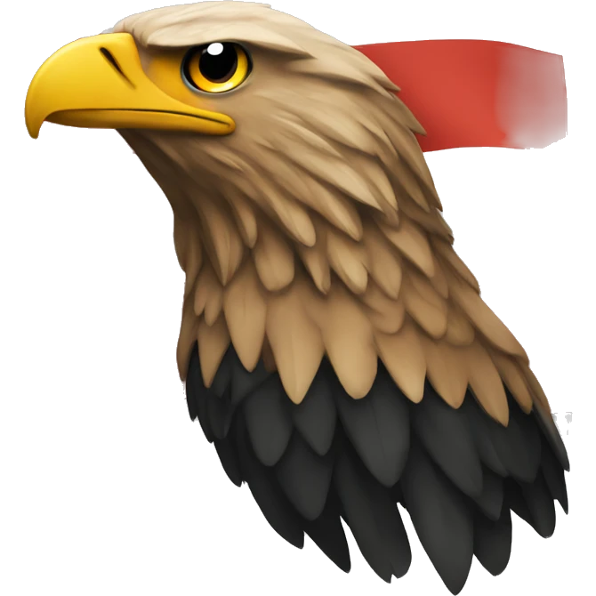 Germanflag with eagle emoji