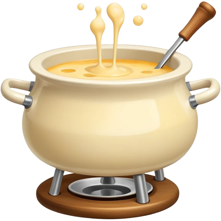 Cheese fondue pot emoji