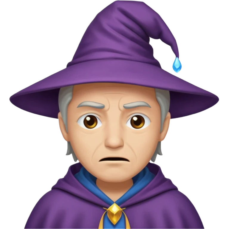 Male, mysterious wizard, 8 emojis, sad, happy, angry, confused, love, crying, neutral, random, no background emoji