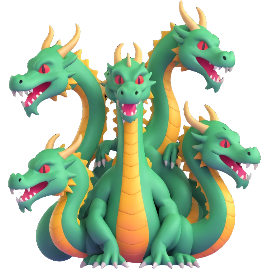 three-headed dragon Gorynych emoji