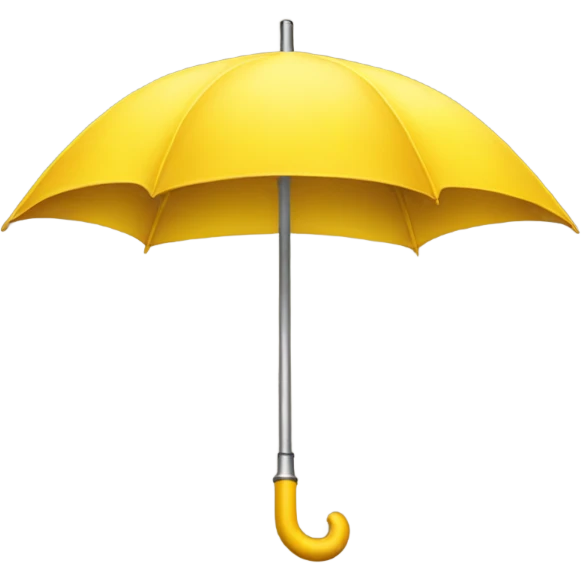 Yellow umbrella emoji