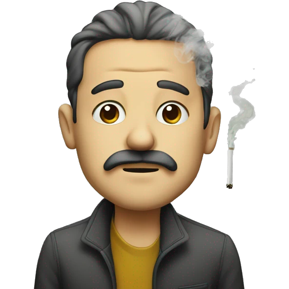 Liberal smoking weed emoji