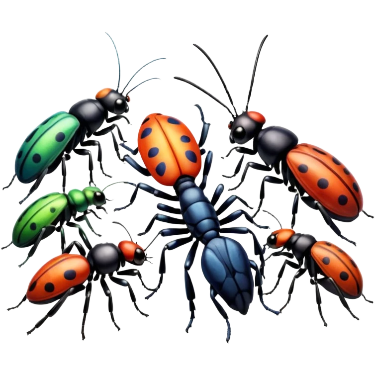 bunch of bugs emoji