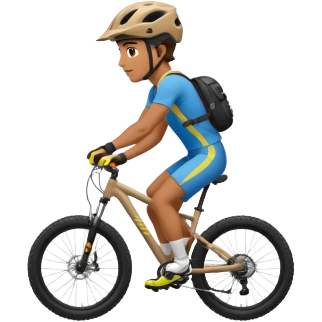 Mountain biker emoji