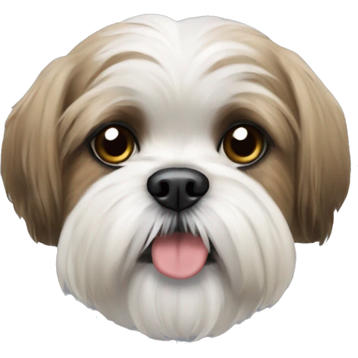 Shihtzu cross shnauzer emoji