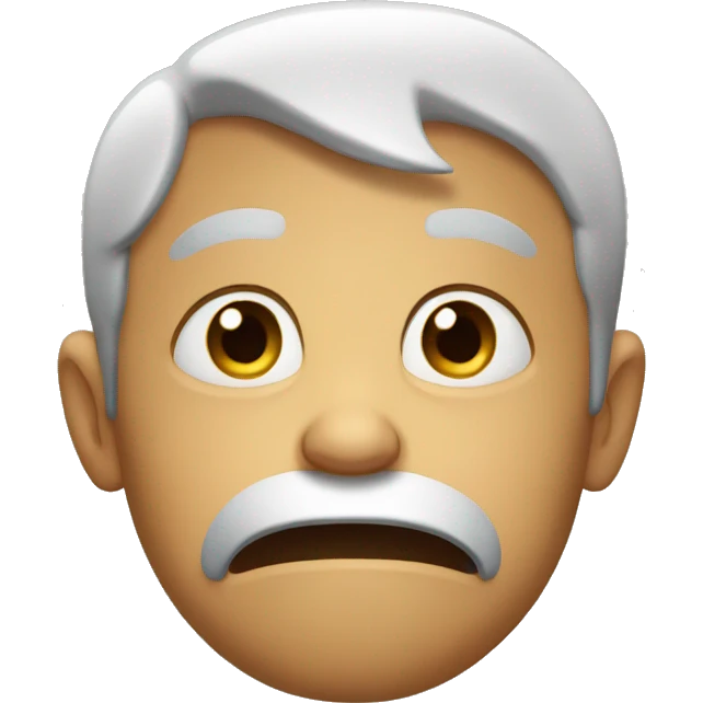Pitiful face  emoji
