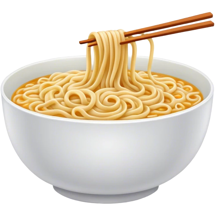 Platinium bowl of noodles emoji