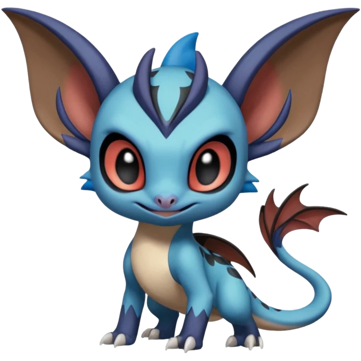 Meloetta-Noivern-Stitch-Toothless-Fakémon-creature-hybrid emoji