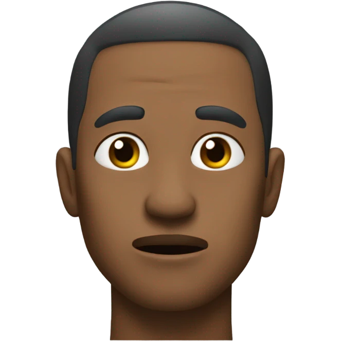 man biting his lower lip  emoji