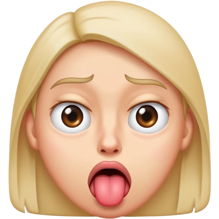 Silly annoyed face rolling eyes sticking tongue out  emoji